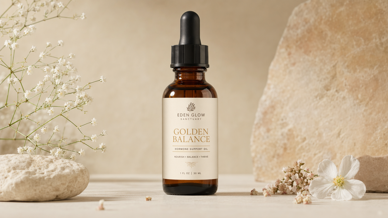 Golden Balance™ | Natural Comfort & Balance Oil™  | Eden Glow Sanctuary