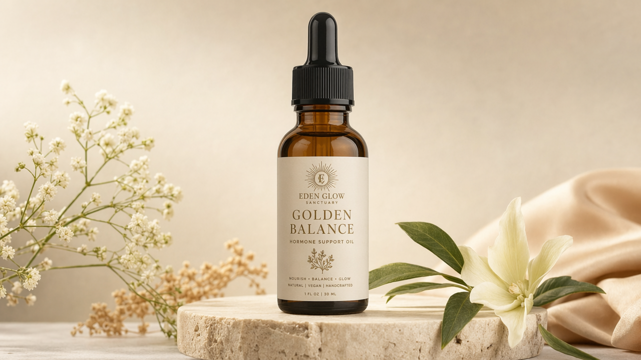 Golden Balance™ | Natural Comfort & Balance Oil™  | Eden Glow Sanctuary
