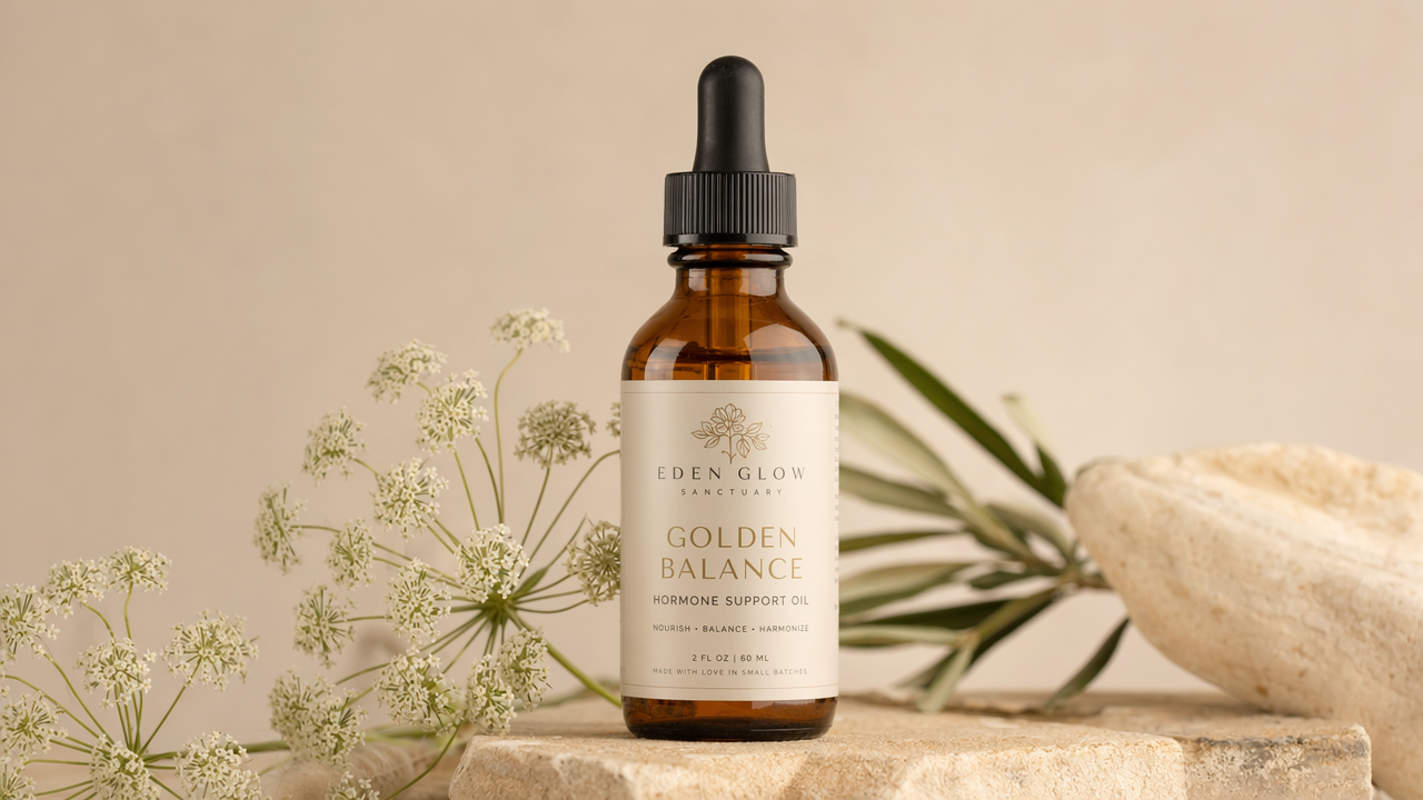 Golden Balance™ | Natural Comfort & Balance Oil™  | Eden Glow Sanctuary