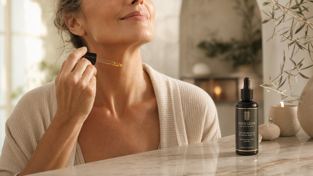 Golden Balance™ | Natural Comfort & Balance Oil™  | Eden Glow Sanctuary