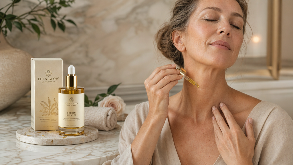 Golden Balance™ | Natural Comfort & Balance Oil™  | Eden Glow Sanctuary
