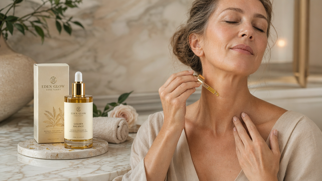 Golden Balance™ | Natural Comfort & Balance Oil™  | Eden Glow Sanctuary