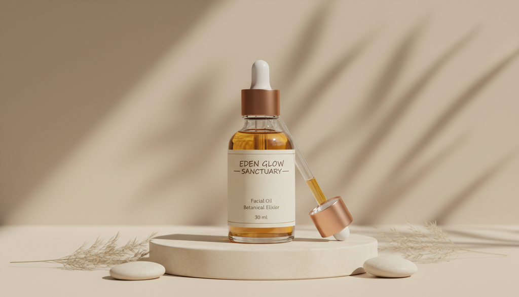 Eden Glow Facial Oil - Luxury Botanical Anti-Aging Elixir