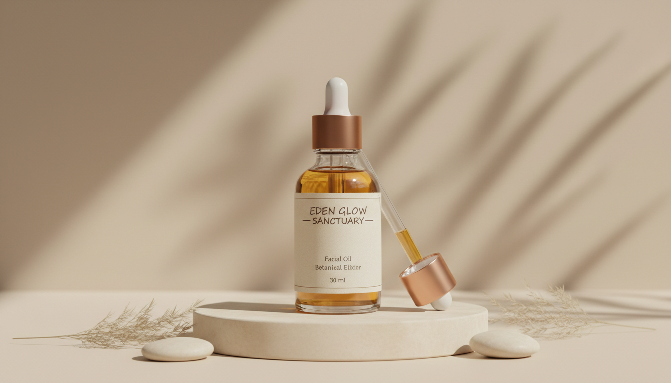 Eden Glow Facial Oil - Luxury Botanical Anti-Aging Elixir