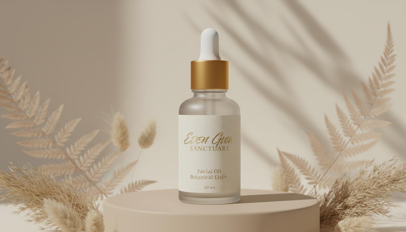 Eden Glow Facial Oil - Luxury Botanical Anti-Aging Elixir