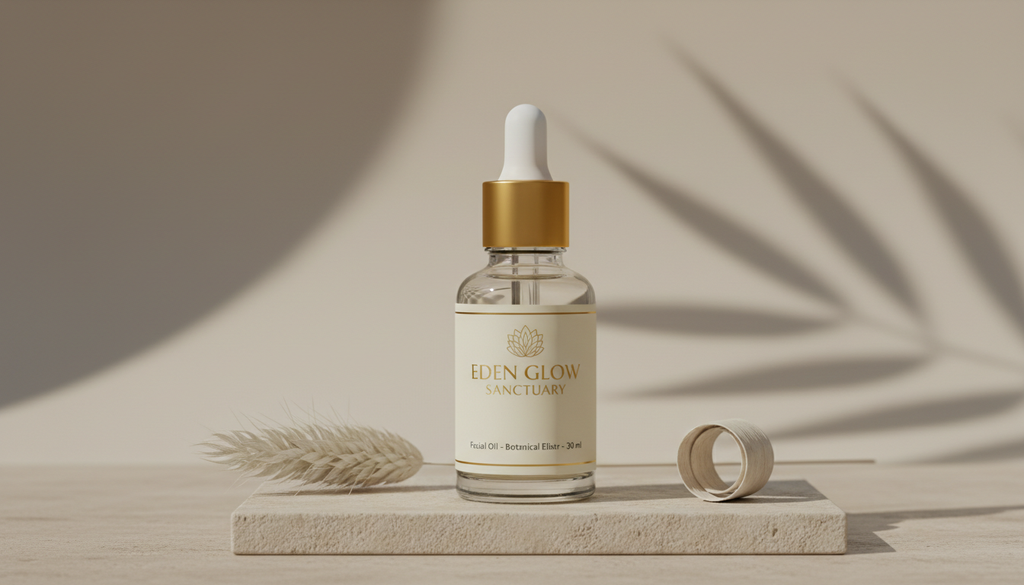 Eden Glow Facial Oil - Luxury Botanical Anti-Aging Elixir