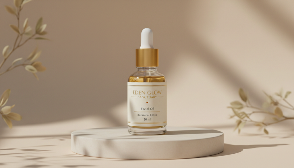 Eden Glow Facial Oil - Luxury Botanical Anti-Aging Elixir